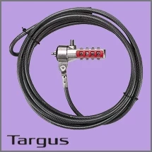 Targus DEFCON® Serialized T-Lock Combo Cable Lock Polybag((AC1350035)